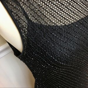 Vintage Beautiful Stenay Sheath w/ Beaded Overlay